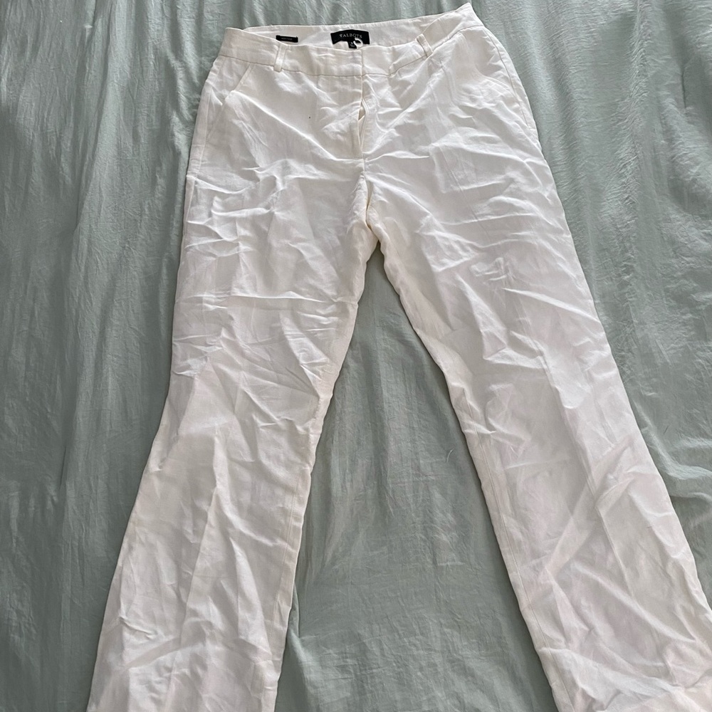 talbots white pants